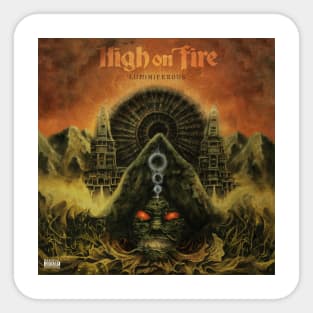 High On Fire Luminiferous Album Cover Sticker